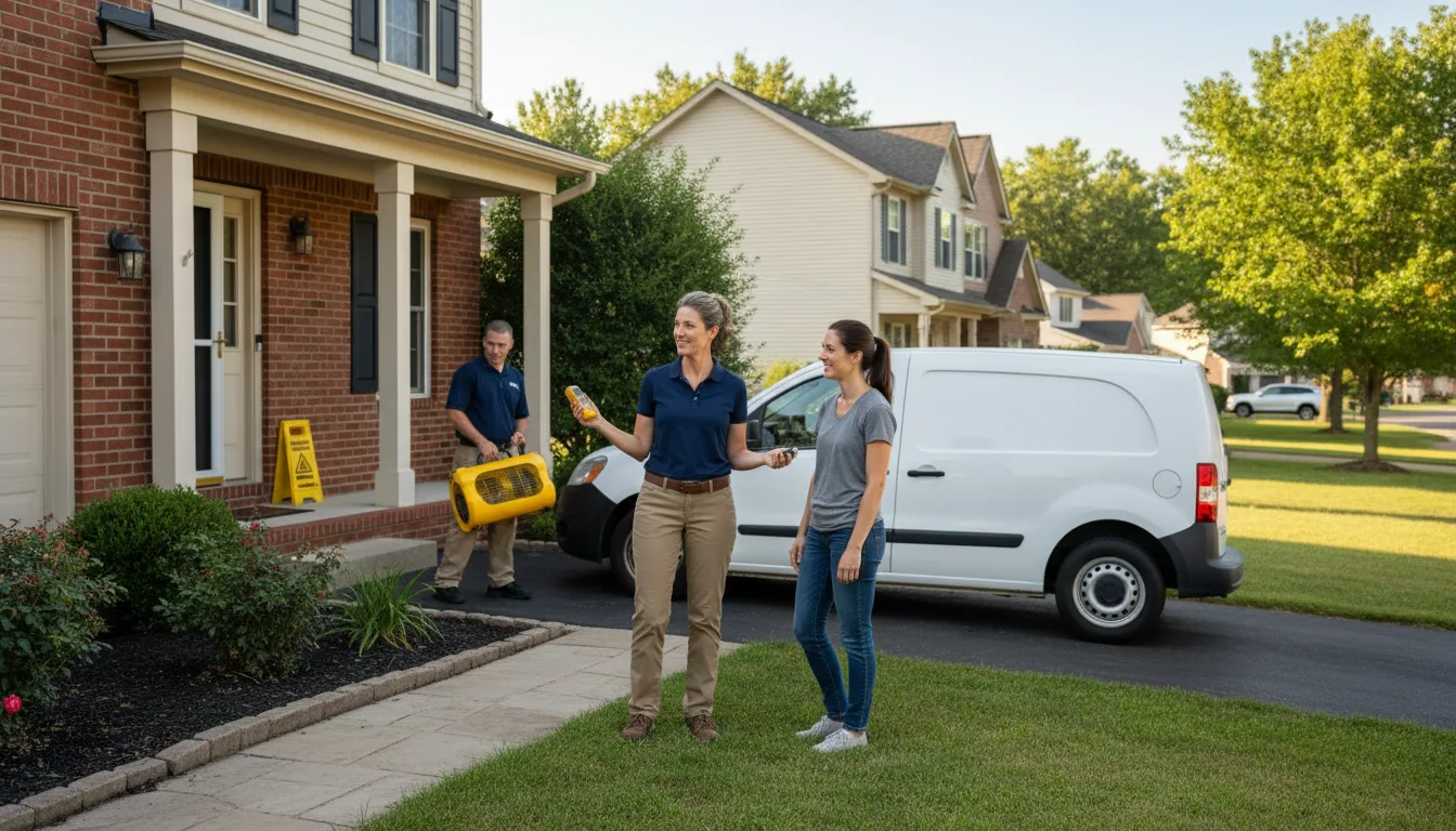 Water restoration image for Dehumidification And Cleanup Services in Stevenson, AL